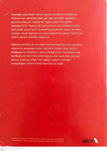 Faust Goethe Alkım Yayınevi