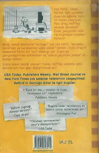 Saftirik Greg'in Günlüğü İşte Şimdi Yandık Jeff Kinney Epsilon Yayıncı