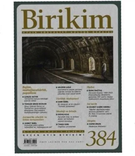 Birikim Aylık Edebiyat Kültür Dergisi Sayı: 384 Nisan 2021