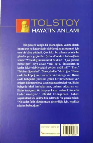 Hayatın Anlamı Tolstoy Arkhe Yayınları