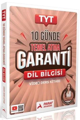 Paraf Yayınları TYT Dil Bilgisi Türkçenin Matematiği 10 Günde Temel At