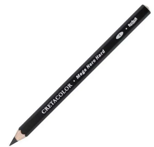 Cretacolor Mega Nero Pencil Hard Yağlı Kömür Kalem 46148