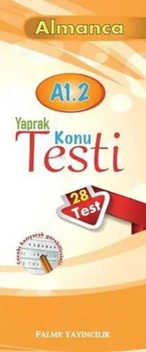 Almanca Yaprak Test A1.2 (28 Test)
