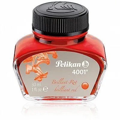 PELİKAN 4001 YAZI MÜREKKEBİ 30 ml KIRMIZI
