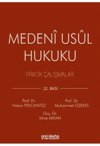 Medeni Usul Hukuku Pratik Çalışmalar