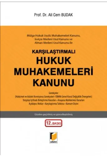 Karşılaştırmalı Hukuk Muhakemeleri Kanunu