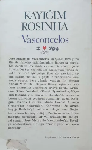 Kayığım Rosinha Jose Mauro De Vasconcelos Can Yayınları