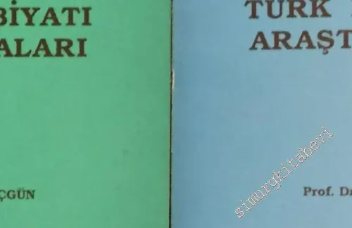 Türk Edebiyatı Araştırmaları 2 Cilt TAKIM -        1991