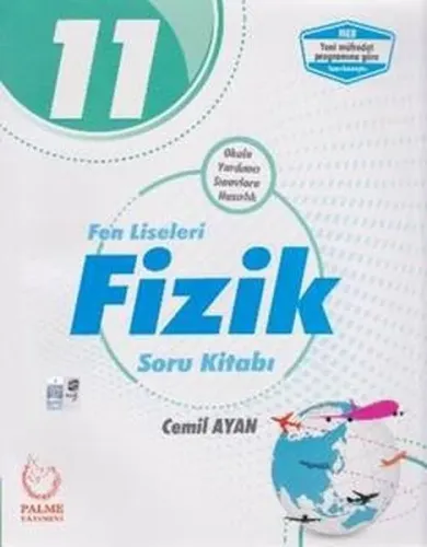 Palme Yayınları 11. Sınıf Fen Liseleri Fizik Soru Kitabı Palme