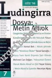 Ludingirra - Üç Aylık Şiir Dergisi - Dosya: Metin Altıok - Sayı: 7      Güz