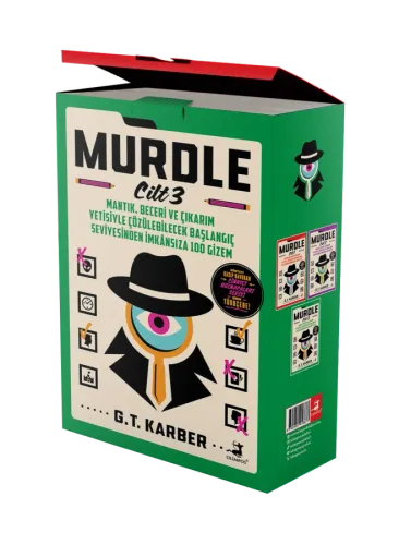 Murdle - 3 Kitaplık Kutulu Set - Olimpos Yayınları Kitap Dolu Günler D