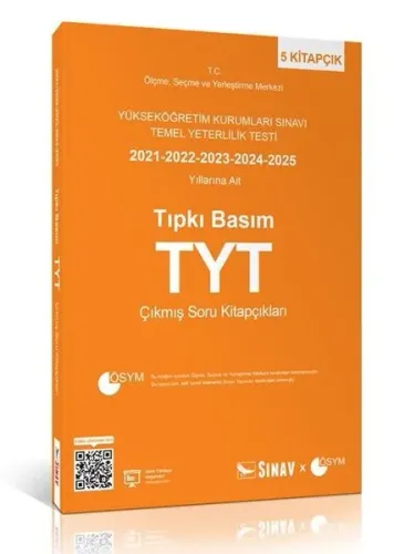 Sınav Yayınları TYT Tıpkı Basım Son 5 Yıl Çıkmış Soru Kitapçıkları