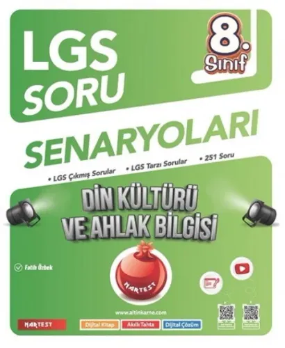 Nartest Yayınları 8. Sınıf LGS Din Kültürü ve Ahlak Bilgisi Soru Senar