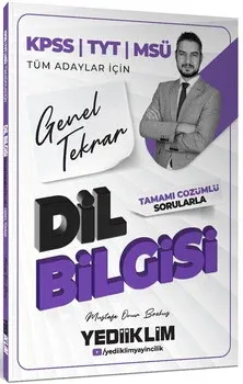 YEDİİKLİM 2026 KPSS TYT MSÜ TÜM ADAYLAR İÇİN DİL BİLGİSİ TAMAMI ÇÖZÜMLÜ SORULARL