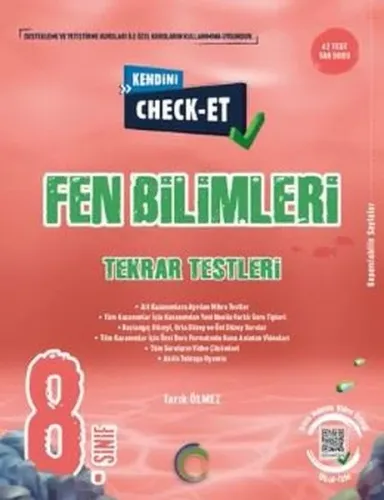 Okyanus Yayınları 8. Sınıf Fen Bilimleri Kendini Check-Et Soru Bankası