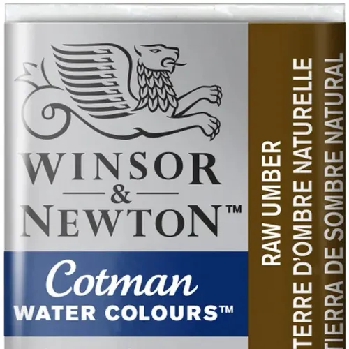 Winsor & Newton Cotman Sulu Boya Yarım Tablet Raw Umber 554