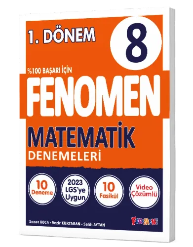 Fenomen Yayınları 8.Sınıf Matematik Denemeler 1. Dönem
