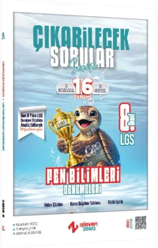 İşleyen Zeka Yayınları 8. Sınıf LGS Fen Bilimleri Çıkabilecek Sorular Denemeleri