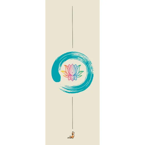 Reflect Series 4.1 mm Lotus Doğal Kauçuk Kaydırmaz Yoga Matı