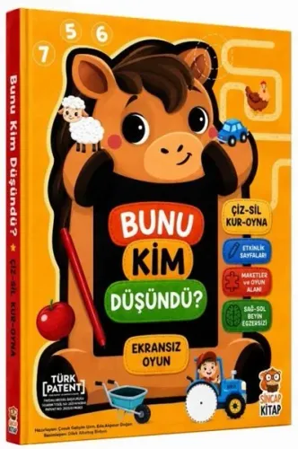 Sincap Kitap Bunu Kim Düşündü? (Ciltli - Tabletli – Maketli Etkinlik Kitabı)