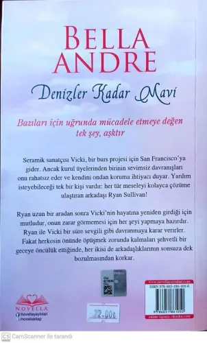 Denizler Kadar Mavi Bella Andre Novella %25 indirimli