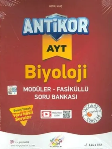 Fdd Yayınları AYT Biyoloji Antikor Modüler Fasiküllü Soru Bankası