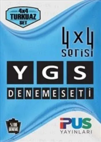 İpus YGS Deneme Seti 4*4 Serisi Turkuaz Set