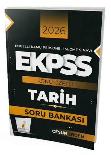 Pelikan Yayınları 2026 EKPSS Tarih Konu Özetli Soru Bankası