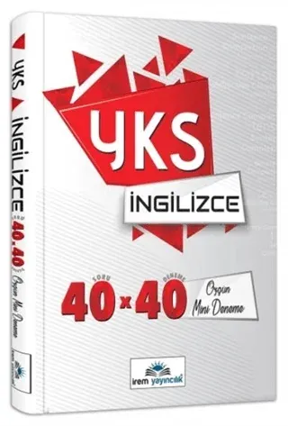 SÜPER FİYAT YKS İngilizce 40x40 İrem Yayıncılık