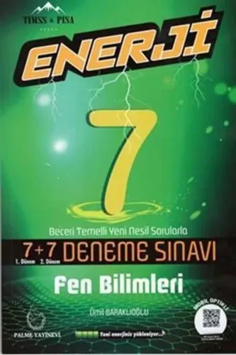Palme Yayınları 7. Sınıf Fen Bilimleri Enerji 7+7 Deneme Sınavı