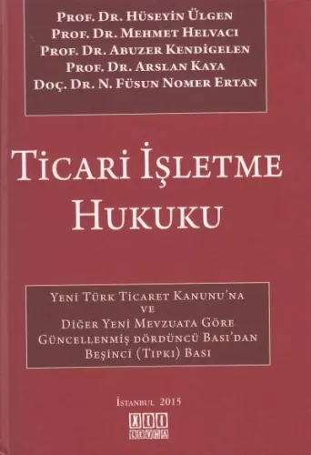 Ticari İşletme Hukuku