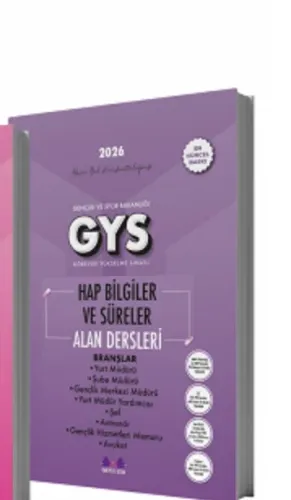 Rakipsiz Uzem 2026 Görevde Yükselme Gençlik ve Spor Bakanlığı Personeli Alan Dersleri Hap Bilgiler ve Süreler Konu Kitabı
