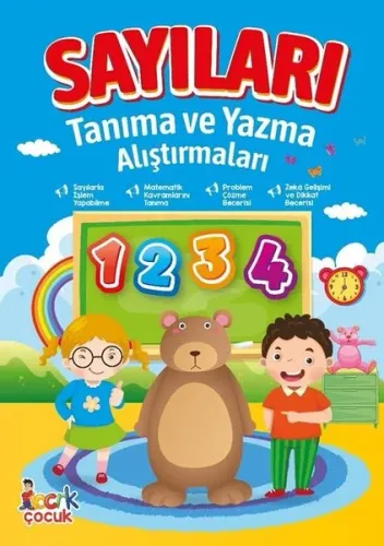 Sayıları Tanıma ve Yazma Alıştırmaları;Okula Hazırlık Alıştırmaları