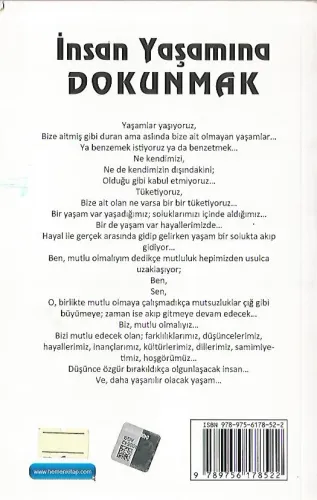 İnsan Yaşamına Dokunmak Ahmet Katıksız Hemen %54 indirimli