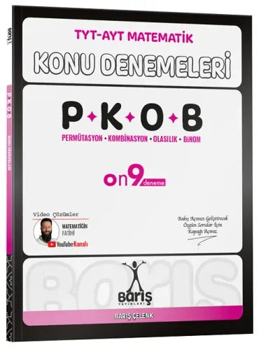 Barış Yayınları TYT-AYT Matematik PKOB Konu Denemeleri