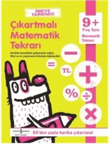 Ödeve Yardımcı Çıkartmalı Matematik Tekrarı 9