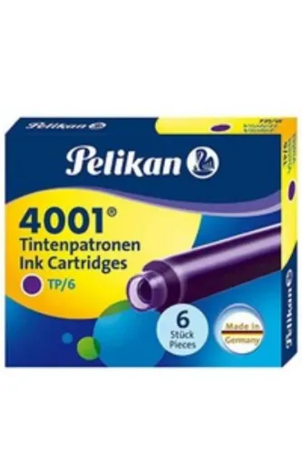 PELİKAN 4001 DOLMA KALEM 6 LI KARTUŞU - VİOLET MOR