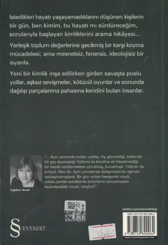Sen Kimsin? Çiğdem Anad Everest Yayınları %52 indirimli