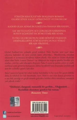 Kalbim Sende Kaldı Judith McNaught Epsilon Yayıncılık %52 indirimli