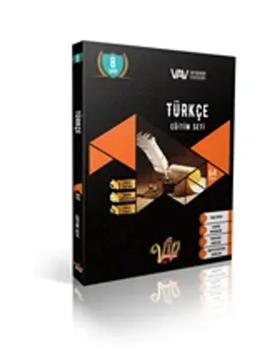 VİP 8.SINIF TÜRKÇE EĞİTİM KİTABI (2 FASKÜL) GOLD