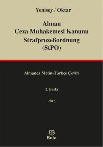 Alman Ceza Muhakemesi Kanunu StrafprozeBordnung