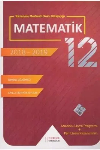 ...Derece 12. Sınıf Matematik Modüler Set