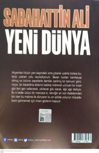 Yeni Dünya Sabahattin Ali Ezr Yayıncılık