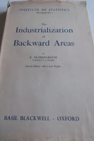 The Industrialization Of Backward Areas