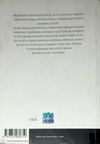 Kanuni Sultan Süleyman Yavuz Bahadıroğlu Nesil %52 indirimli