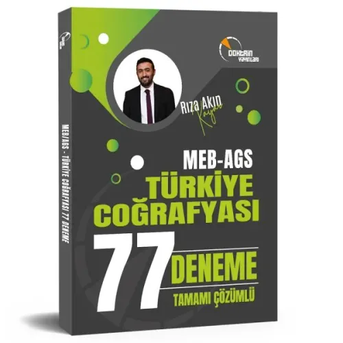 Doktrin Yayınları MEB-AGS Türkiye Coğrafyası 77 Deneme Çözümlü