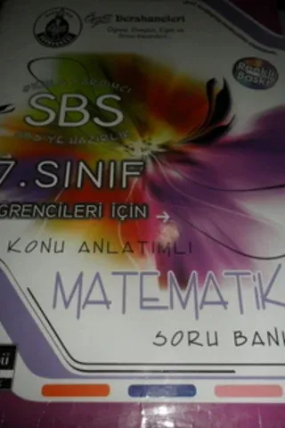 7. Sınıf SBS Matematik -1 Konu Anlatımlı Soru Bankası