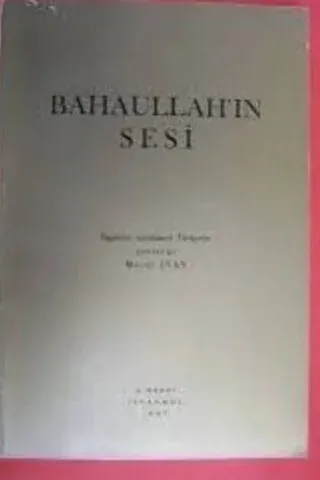 Bahaullah'ın Sesi