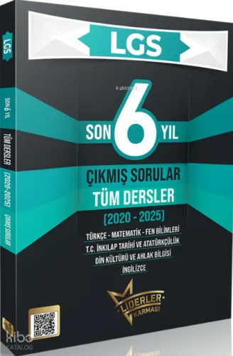 Liderler Karması 8. Sınıf LGS Son 6 Yıl Çıkmış Sorular Tüm Dersler