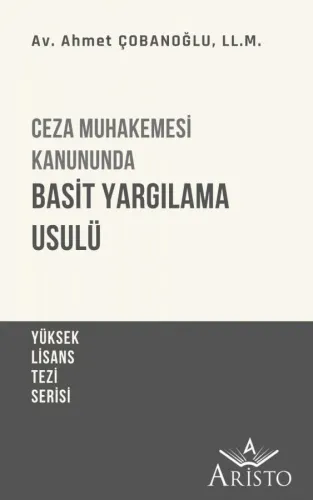 Ceza Muhakemesi Kanununda Basit Yargılama Usulü